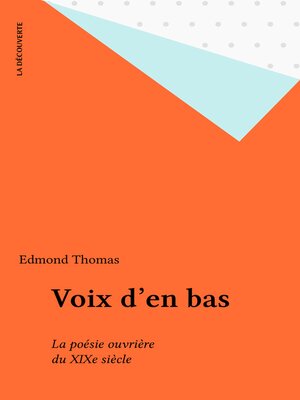 cover image of Voix d'en bas